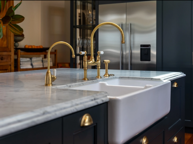 Marmotec Carrara marble ogee edge benchtop