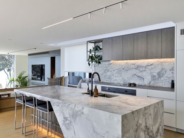 Marmotec super white dolomite marble benchtop
