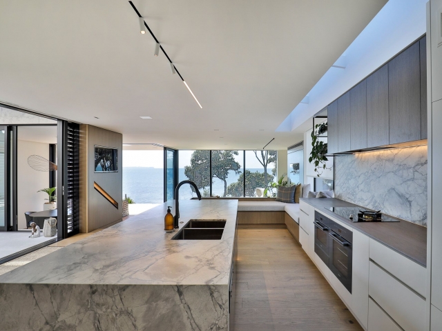 Marmotec super white dolomite marble benchtop